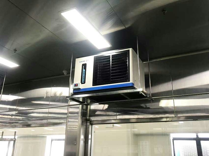 工業車間制冷降溫，應用蒸發冷省電空調-臥式軸流機組