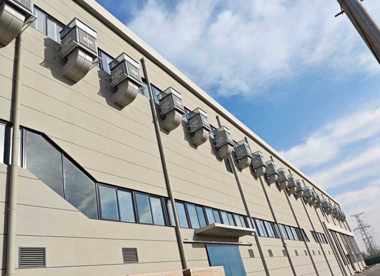 工業(yè)廠房車(chē)間通風(fēng)降溫?fù)Q氣，應(yīng)用星科環(huán)保空調(diào)